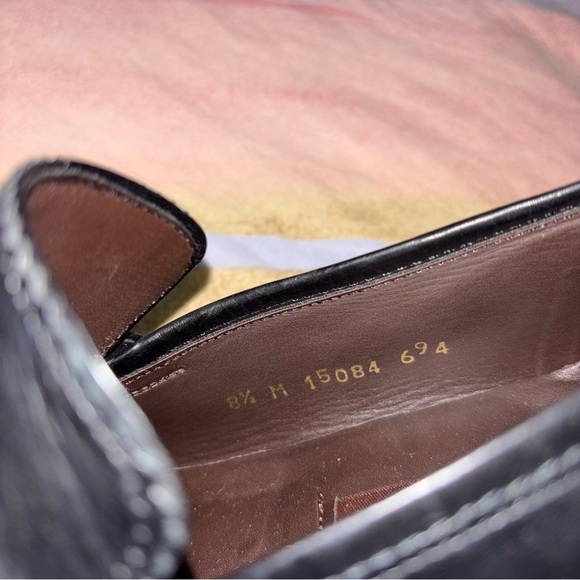 MEZLAN Men’s Black Leather Dress Shoes Size 8.5 - Picture 8 of 8